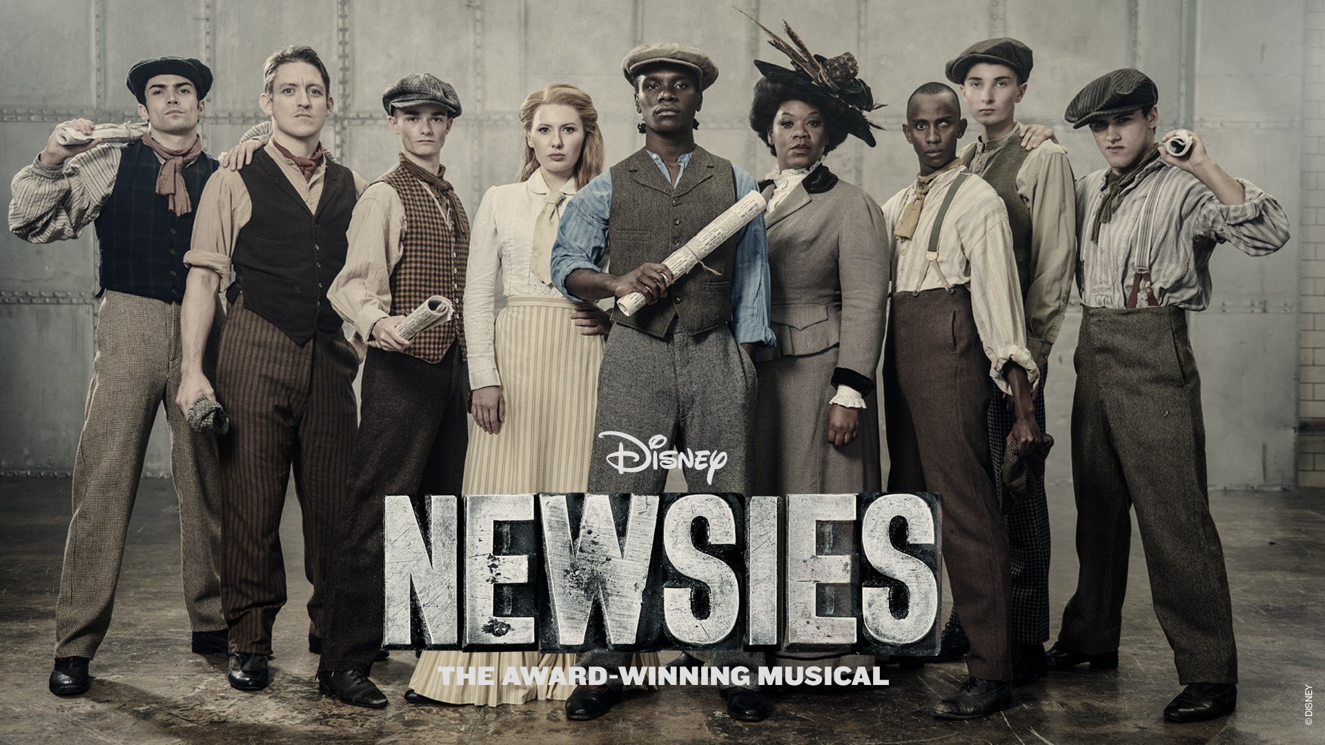 Full Cast Announced for Newsies at Troubadour Wembley Park Theatre
