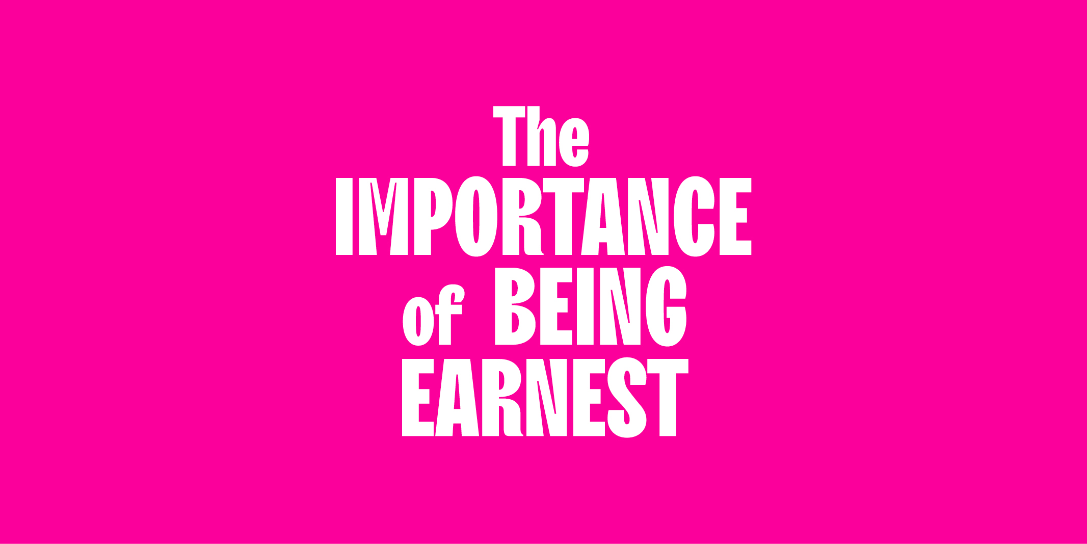 Cast News: The Importance of Being Earnest